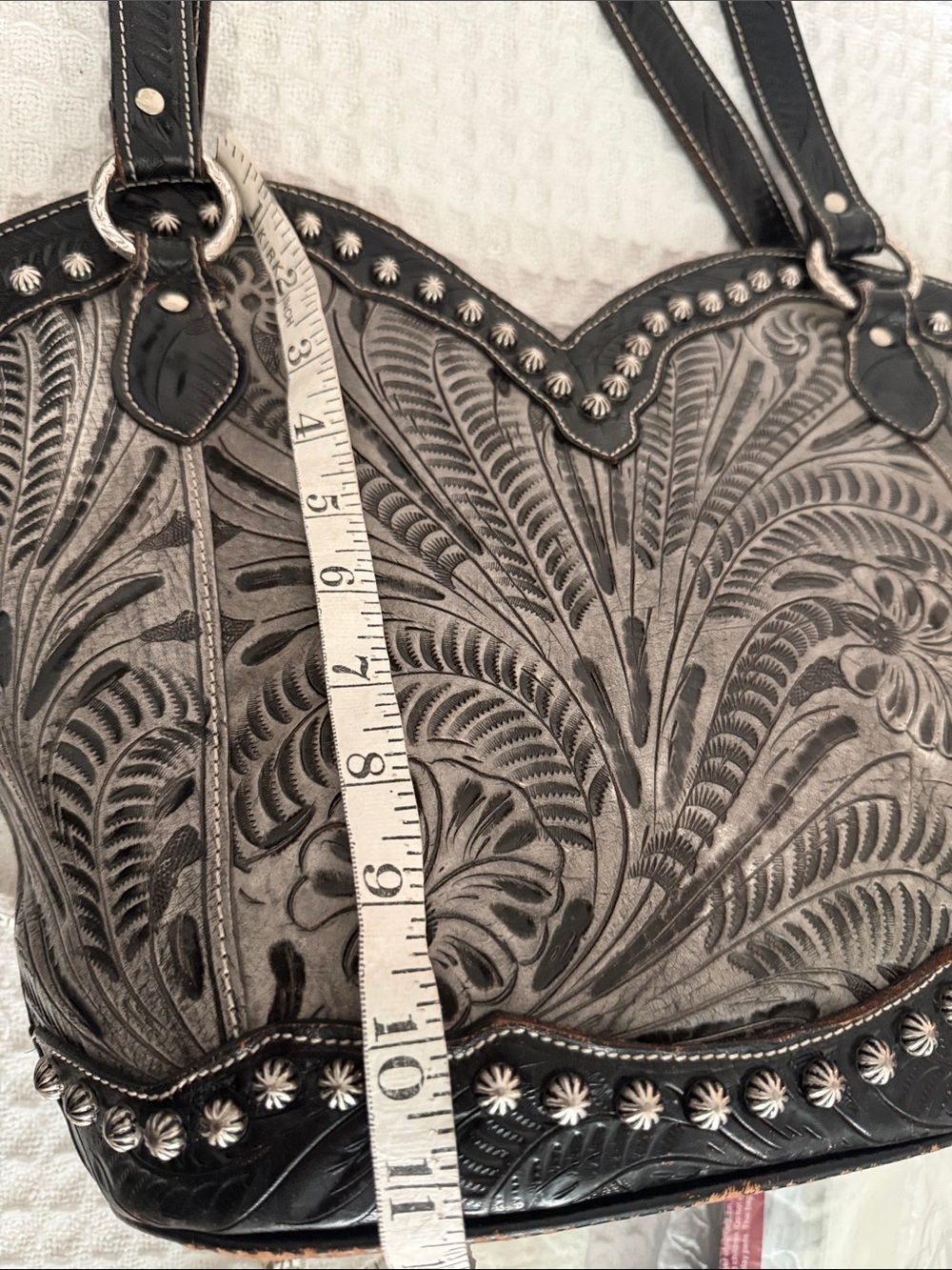 American West Black & Gray Western Bag - Picture 14 of 14